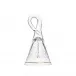 Maharani Clear Lead-Free Crystal, Cut, 24 Gold (Thin Line), Engraving Christmass Bell 15,5 cm