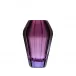 Diva Underlaid Vase Alexandrite Amethyst Lead-Free Crystal, Cut 20 cm