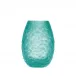 Arctic Vase Beryl Lead-Free Crystal, Cut Pebbles 21 cm