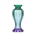 Amalfi Underlaid Vase Alexandrite Green Lead-Free Crystal, Cut On 10 Edges 33 cm