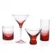 Cocktail Set /1 4 Pcs Set Rosalin Lead-Free Crystal, Cut Pebbles