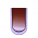 Four Seasons Alexandrite Opal Orange (Summer) Lead-Free Crystal, Cut Underlaid Vase 29,0 cm