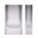 Harmonic Underlaid Vase Smoke Blue, Matte Cut 30 Cm