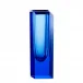 Abyss Aquamarine Lead-Free Crystal, Polished Cut Vase