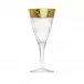 Splendid Goblet Clear, Cut, 24-Carat Gold (Relief Decor) 340 Ml