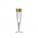 Splendid Goblet Clear, Cut, 24-Carat Gold (Relief Decor) 140 Ml