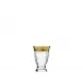 Splendid Clear Lead-Free Crystal, Cut, 24-Carat Gold (Relief Decor) Tumbler For Distillate 40 ml