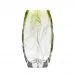 Blossom Underlaid Vase Reseda Lead-Free Crystal, Cut, Engraving 26 cm