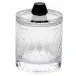 Bonbon Jar Clear Smoke Lead-Free Crystal, Wedge-Shaped Cuts 20.5 cm