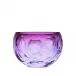 Bubbles Underlaid Bowl Alexandrite Amethyst Lead-Free Crystal, Cut Lenses 25 cm