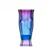 Fandango Underlaid Vase Combination Of Colors Lead-Free Crystal, Cut, Bonded Parts, Engraved Flamingos 36 cm