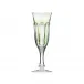 Lady Hamilton /Xx/F Overlaid Goblet Champagne Green Lead-Free Crystal, Cut 140 ml