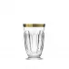 Lady Hamilton /I Tumbler Water Clear Lead-Free Crystal, Cut, 24-Carat Gold (Relief Decor) 360 ml