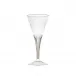 Maharani Goblet White Wine Clear Lead-Free Crystal, Cut, 24 Gold (Thin Line), Engraving 220 ml