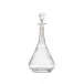 Maharani /I Decanter Wine Clear Lead-Free Crystal, Cut, 24 Gold (Thin Line), Engraving 1000 ml