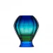 Merenga Combination Of Colors Lead-Free Crystal, Cut Edges, Bonded Parts Underlaid Vase 26,0 cm
