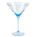 Optic Goblet Champagne Or Martini Aquamarine Lead-Free Crystal, 290 ml