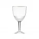 Royal Goblet Red Wine Clear Lead-Free Crystal, Cut, 24-Carat Gold (Thin Line) 360 ml