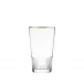 Royal /I Tumbler Water Clear Lead-Free Crystal, Cut, 24-Carat Gold (Thin Line) 300 ml