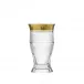 Splendid Clear Lead-Free Crystal, Cut, 24-Carat Gold (Relief Decor) Tumbler Water 180 ml