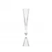 Symmetry Vase Clear Lead-Free Crystal, Cut Panel 40 cm