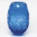 Danae Underlaid Vase Aquamarine Opal White Lead-Free Crystal, Cut Drift Ice 30 cm