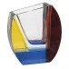 Mondrian /I. Vase Combination Of Colors Lead-Free Crystal, Cut, Bonded Parts 26.5 cm