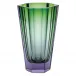 Purity Underlaid Vase Alexandrite Green Lead-Free Crystal, Cut 28 cm