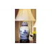 Blue Canton Ginger Jar Lamp 31"