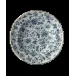 Sacred Bird & Butterfly Blue Rim Soup Plate 9.25"