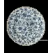Sacred Bird & Butterfly Blue Dinner Plate Large 10.75"