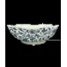 Sacred Bird & Butterfly Blue Square Bowl Large 9"