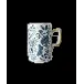 Sacred Bird & Butterfly Blue Mug 4.25"