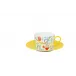 Vues De Paris Lemon Tea Cup & Saucer (Special Order)