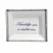 Knowledge Speaks but Wisdom Listens, Rectangular Ring Tray 5.75" x 4.5"