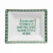 As You Walk The Fairway Of Life… Rectangular Ring Tray 5.75" x 4.5"