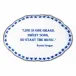 Life Is One Grand Song, Ronald Reagan, Ring Tray 5.75" x 4