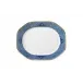 Indigo Wave Octagonal Platter 15"