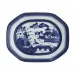 Blue Canton Octagonal Platter 15"
