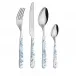 China Roses Sky Blue Set 4 Cheese Knives