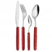 Intreccio Red Flatware