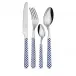 Optical Blue Set 4 Cheese Knives