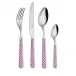 Houndstooth Fuchsia Set 4 Cheese Knives