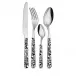 Vintage Black Set 4 Cheese Knives