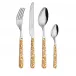 Vintage Orange Set 4 Cheese Knives