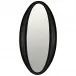 Woolsey Oval Mirror Charcoal Black