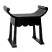 Wey Side Table, Charcoal Black