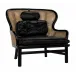 Marabu Chair, Charcoal Black with Leather