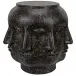Multi-Face Stool, Black Fiber Cement