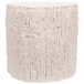 Trunk Side Table, White Fiber Cement